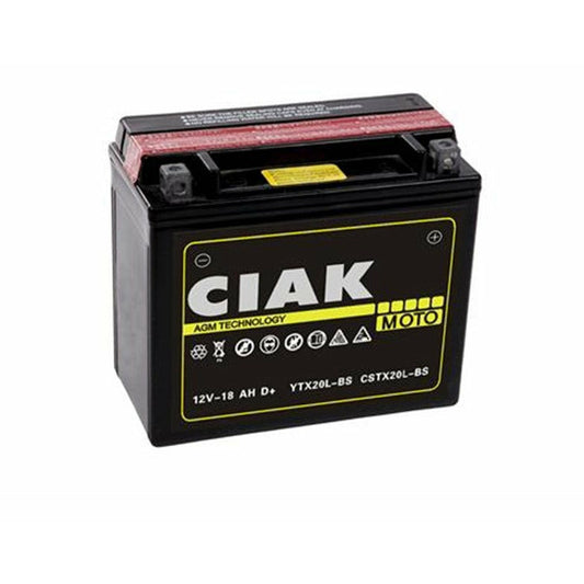 CIAK STARTER AGM MOTO YTX20L-BS CO: 32510
