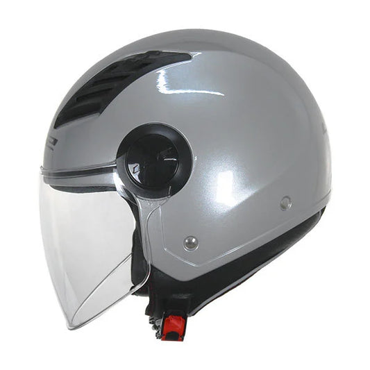 LS2 AIRFLOW HALF FACE SELVER CO: 454019