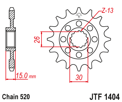 JT Sprockets Rear & Front BMW S1000rr 2009+ CO : 454401
