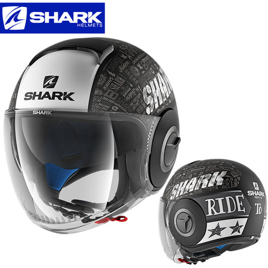 SHARK TRIBUTE - RM HALF HELMET CO : 454011