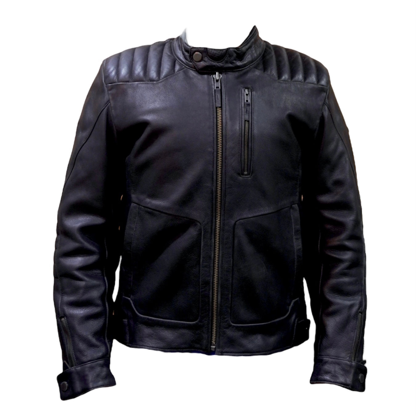 CRAZY EIGHT LEATHER JACKET USED size M CO : 2510048 – Saadawy-Store