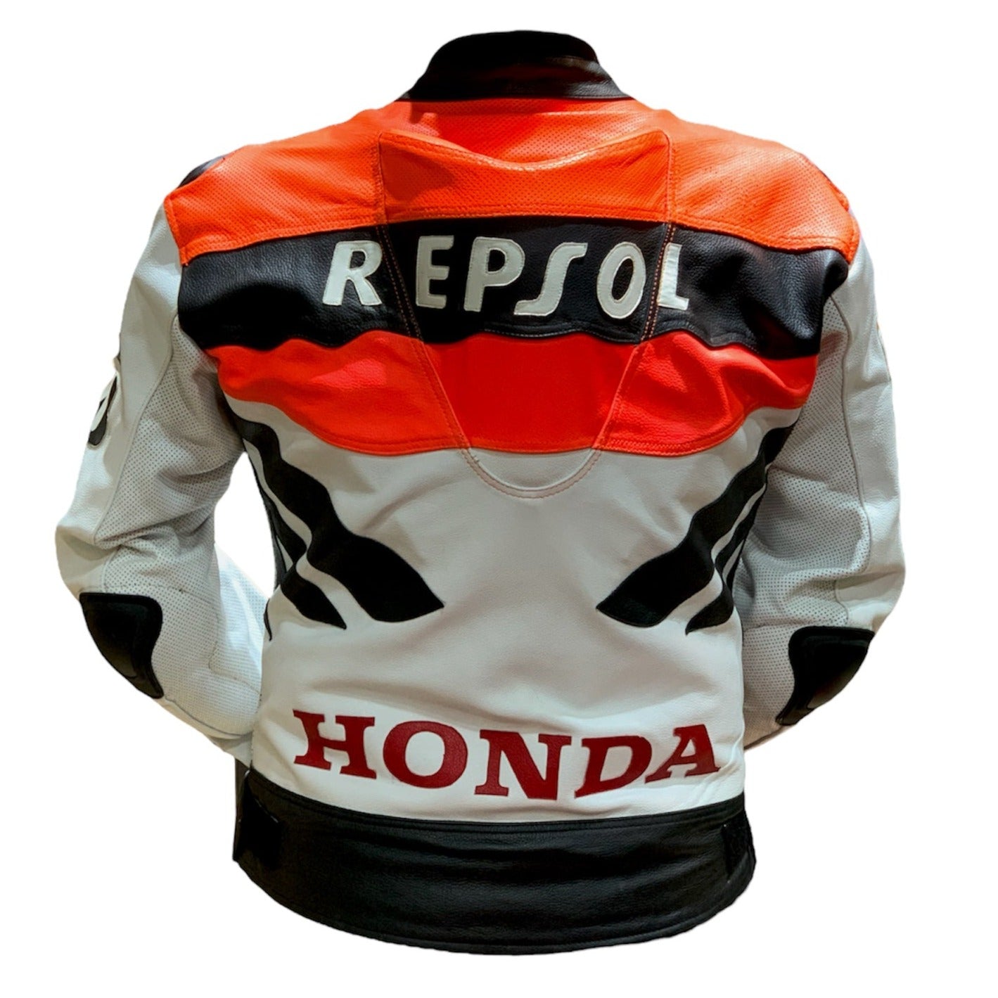 Repsol Mesh Riding Jacket REPSOL TEAM RACING MOTORCYCLE LEATHER JACKET- USED - CO : 2510055 ...
