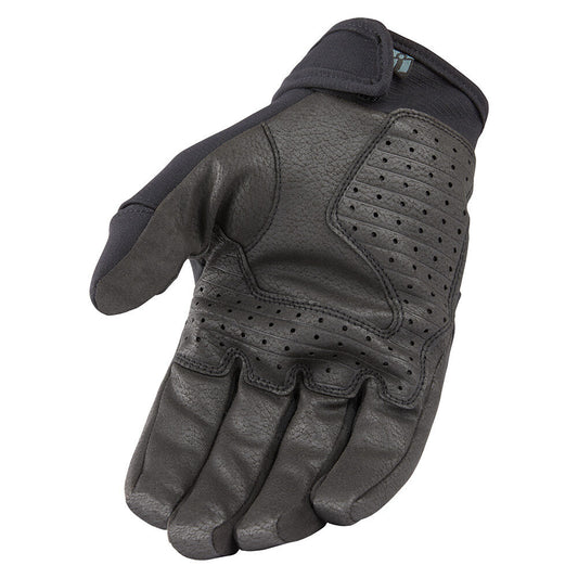 ICON STORMHAWK - BLACK SAFETY GLOVES SIZE-S    CO : 2510088