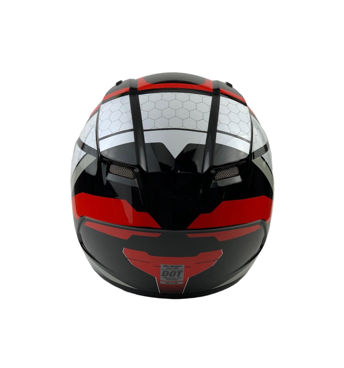 Bell Qualifier Street Helmet (Flare Gloss Black / Red - M) CO: 454440