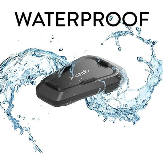CARDO SYSTEMS SPIRIT HD MOTORCYCLE BLUETOOTH COMMUNICATION HEADSET - BLACK, SINGLE PACK CO : 453930