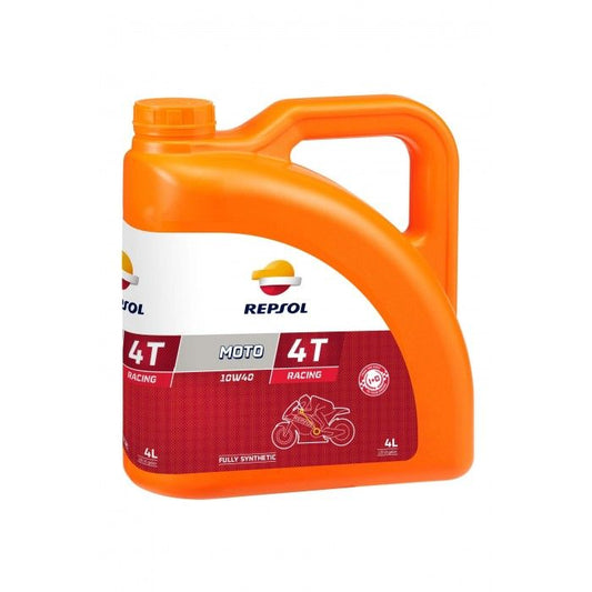 REPSOL 10/40 RACING FULLY SYNTHETIC  4 LITER CO: 32035