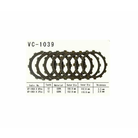 VESRAH CLUTCH SET VC1039 CO: 32143