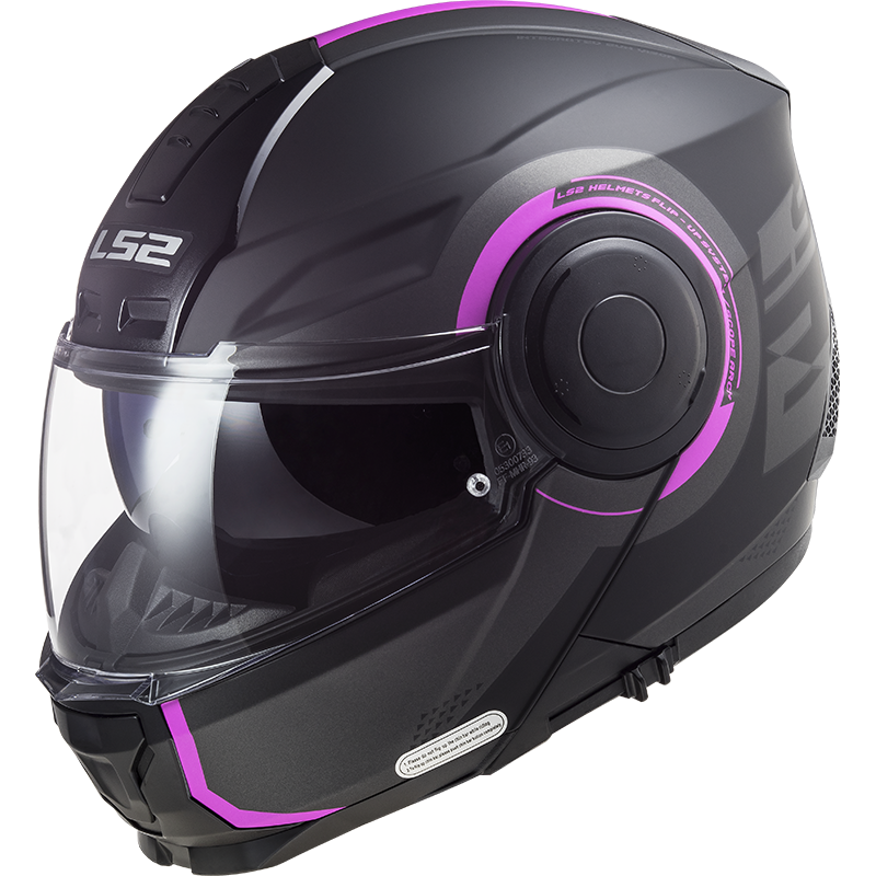 LS2 FF902 Scope Arch Helmet Matt Titanium Pink co: 2510074