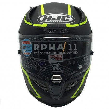 Motorcycle Helmet Integral P. I. M. Plus HJC RPHA 11 Jarban MC4HSF Black/Yellow co : 184