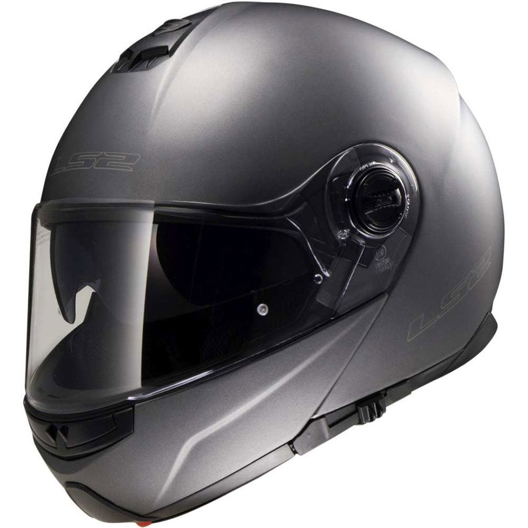 LS2 FF325 Modular Helmet - STROBE ( MATT TITANIUM )CO 31580