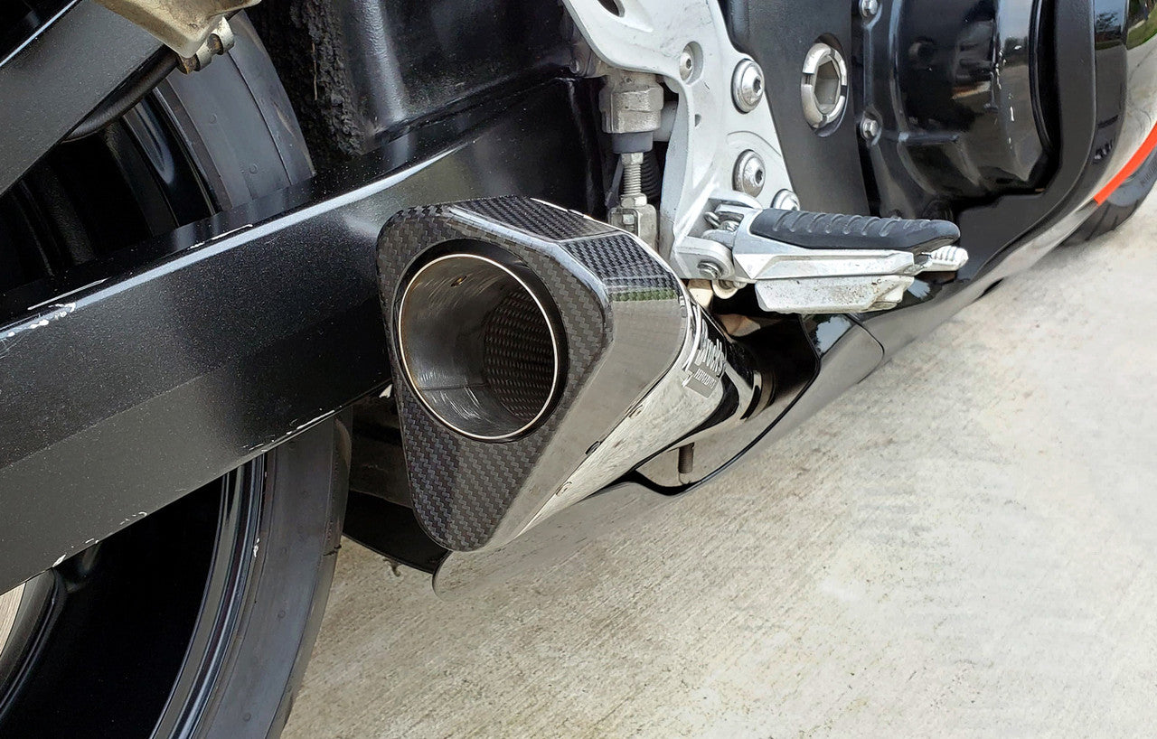 Brock’s Penta-Carbon Full System 15" Muffler (Polished) Suzuki Hayabusa (99-22) CO : 454222