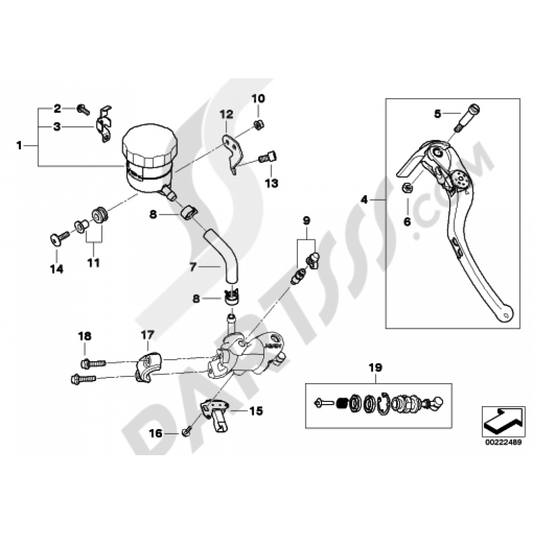 BMW S1000 HOSE ( 32727723287 ) 2017 CO: 453725