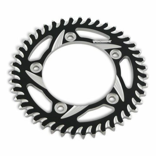 VORTEX REAR SPROCKET 40 TOOTH 530 CHAIN SUZUKI HAYABUSA & GSXR1000 (01-08)  BLACK / SILVER CO: 453747