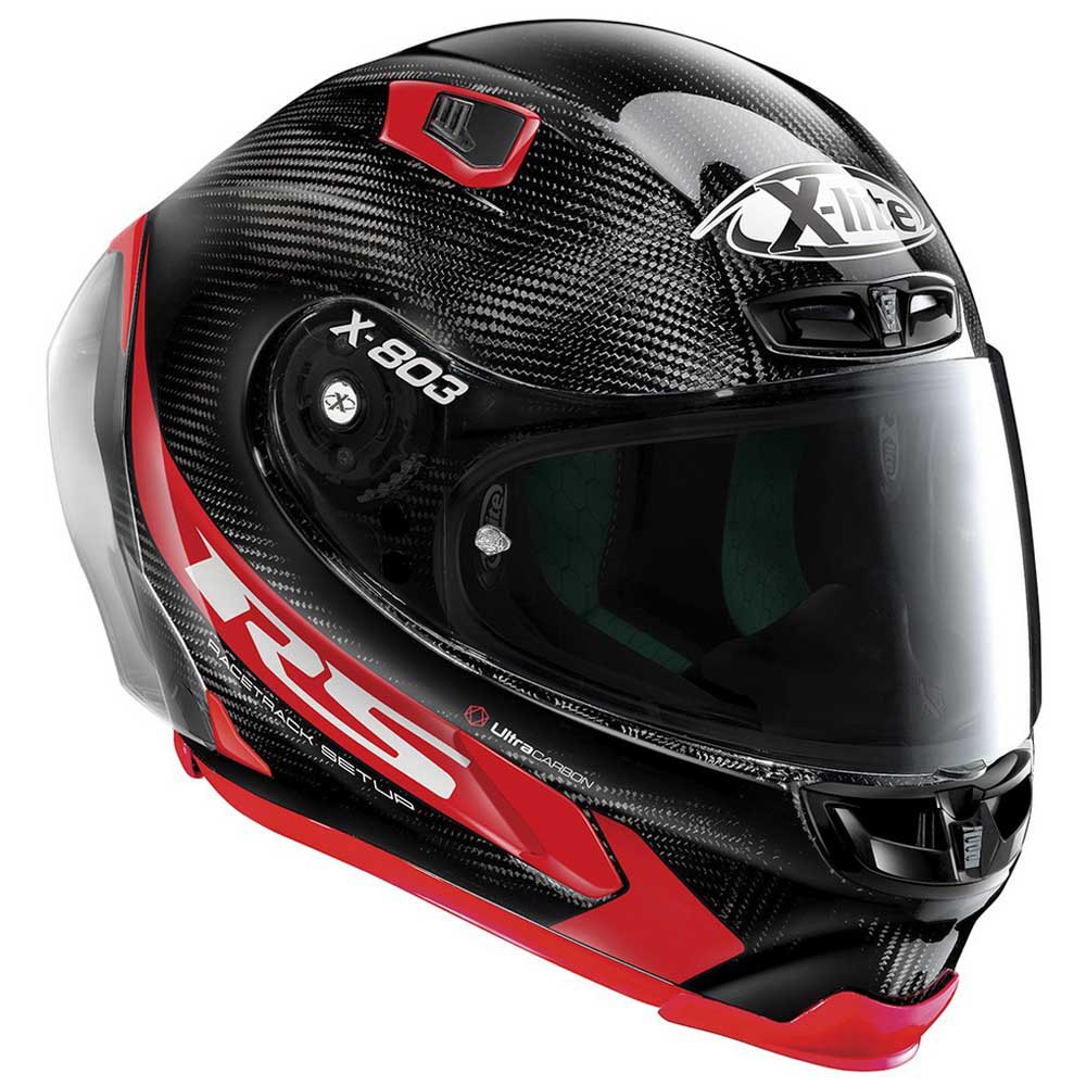 X LITE RS HELMET BLACK AND RED CO:262