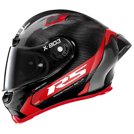 X LITE RS HELMET BLACK AND RED CO:262