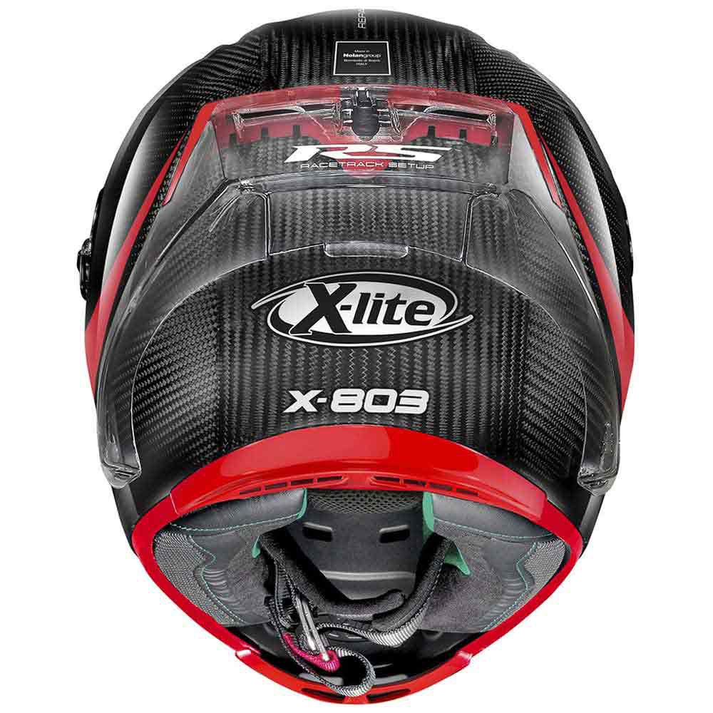 X LITE RS HELMET BLACK AND RED CO:262